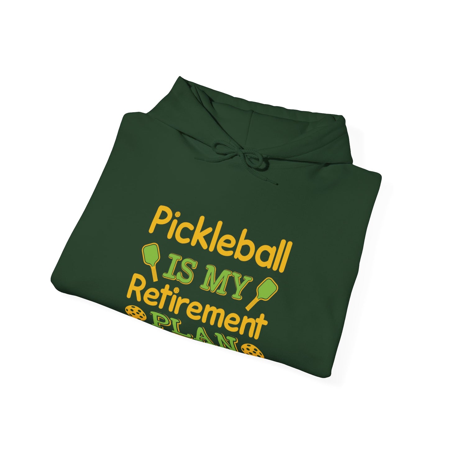 Men's Durable Pickleball Hoodie - Pickleball Is My Retirement Plan