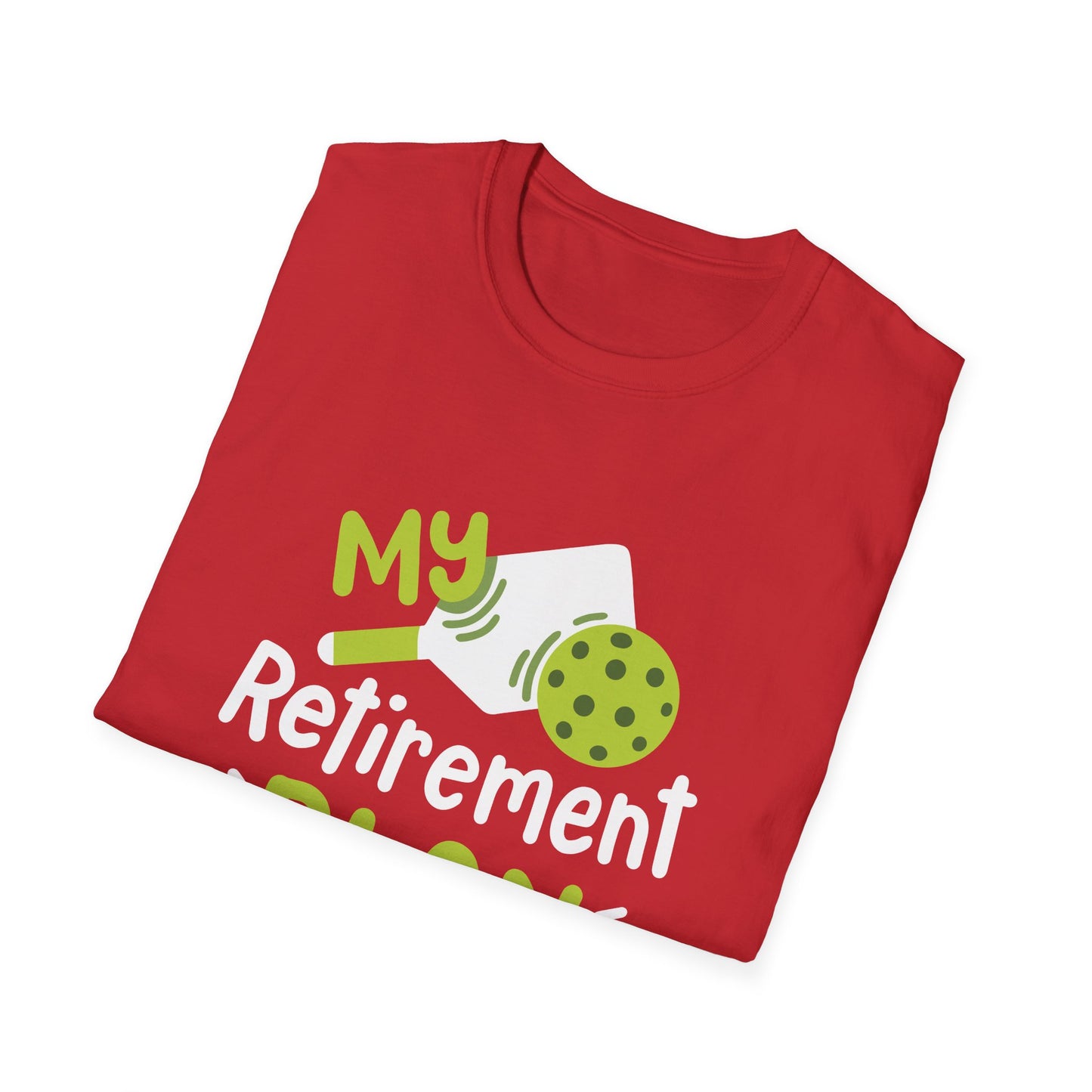 Women's Fun Pickleball T-shirt - My Retirement Plan