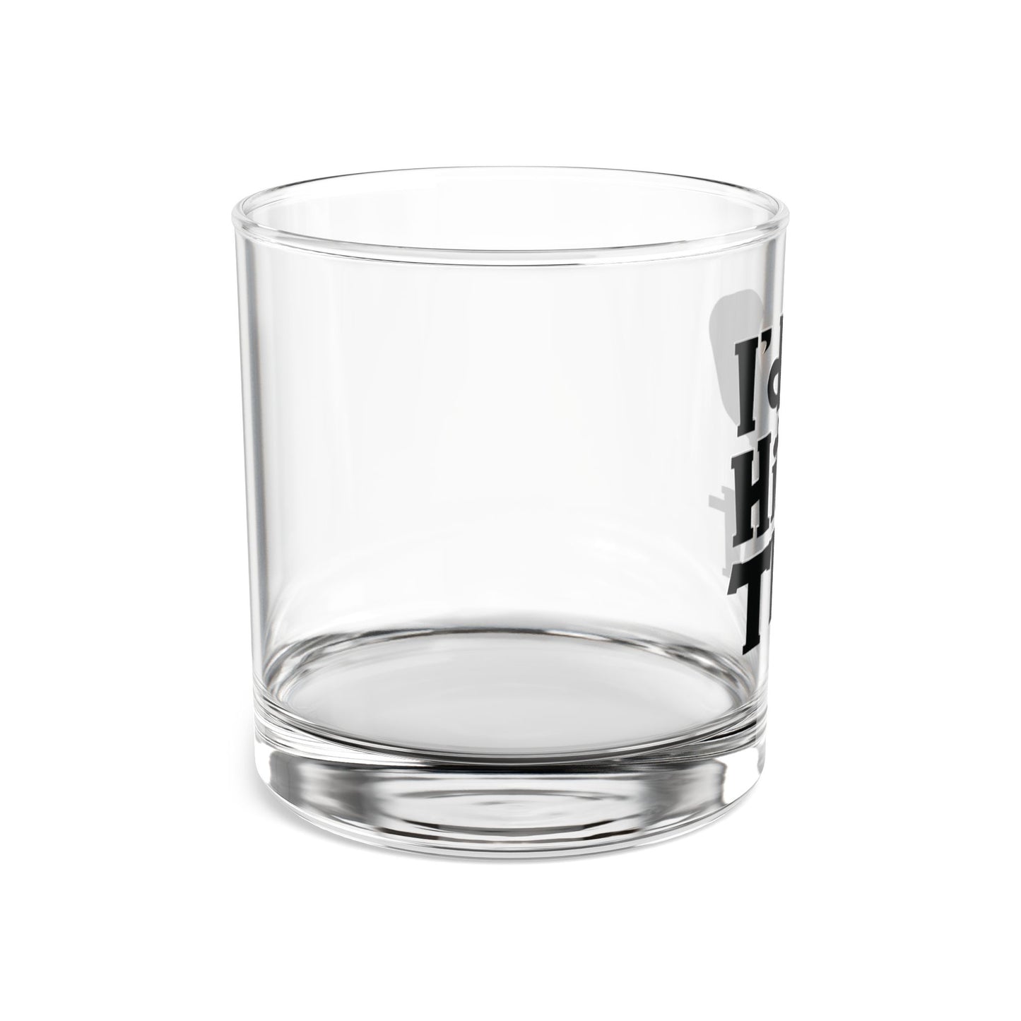 Pickleball Cool Rocks Glass - I'd Hit That
