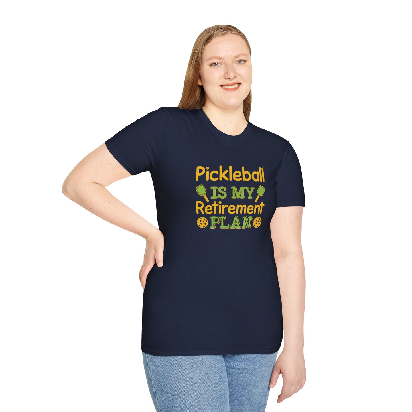 Women's Playful Pickleball T-shirt - Pickleball Is My Retirement Plan