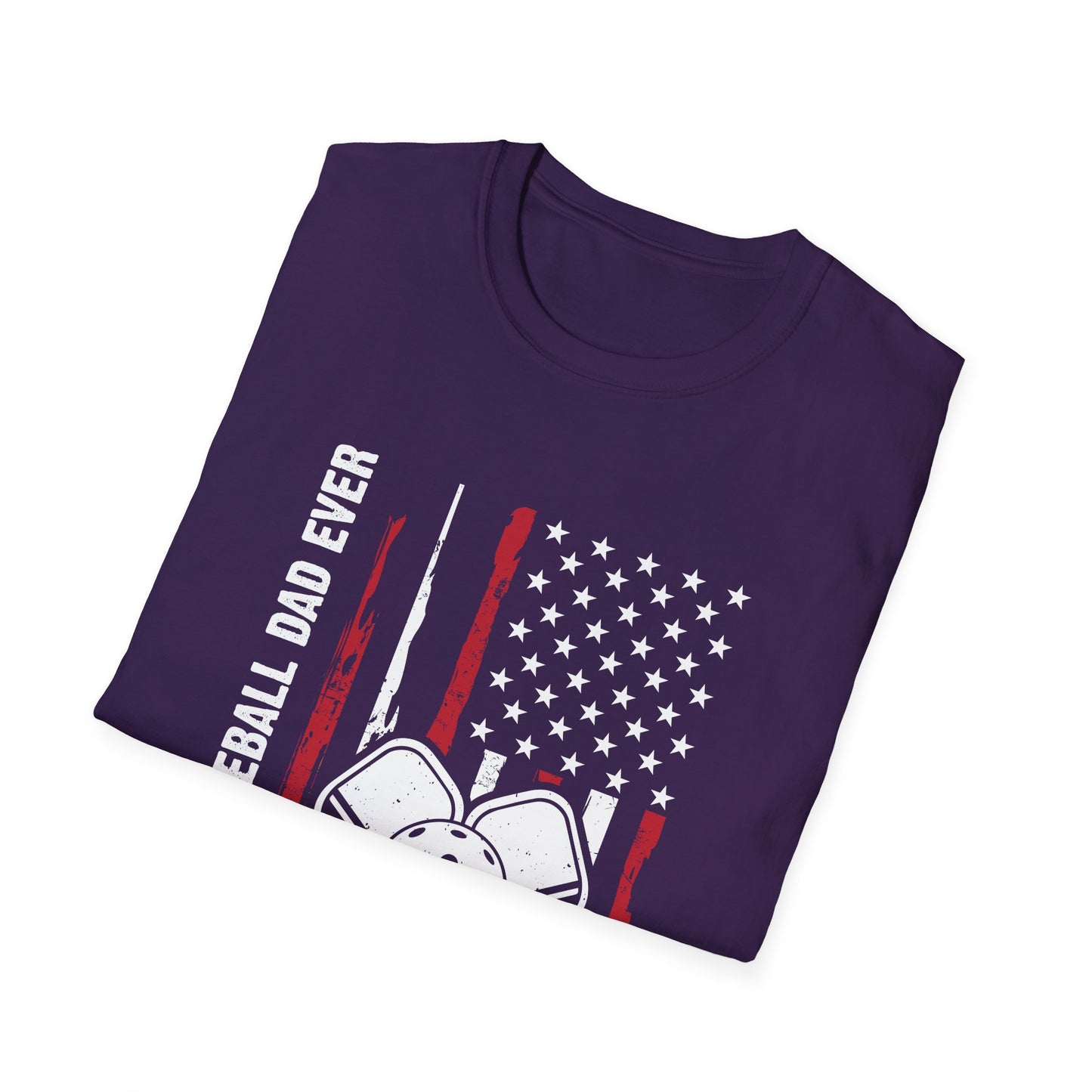 Men's Bold Pickleball T-shirt - Best Pickleball Dad Ever