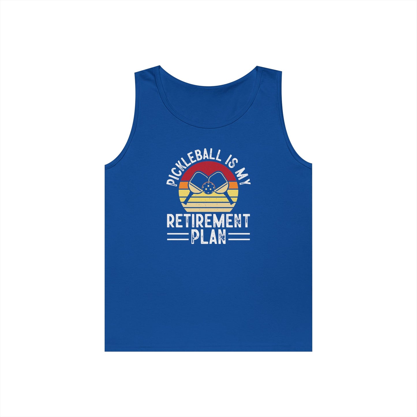 Women's Unique Pickleball Tank Top - Pickleball Is My Retirement Plan Royal