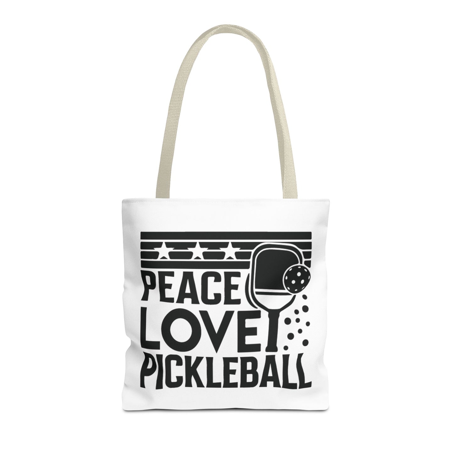 Pickleball Bold Tote Bag - Peace Love Pickleball