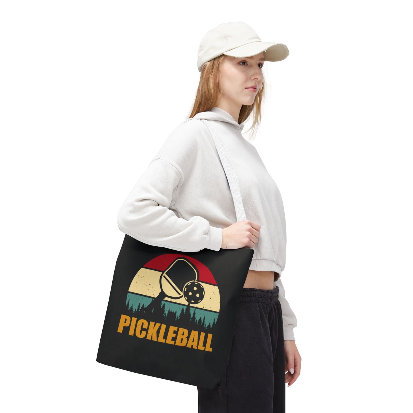 Pickleball Cool Tote Bag - Pickleball Retro