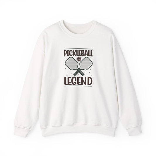 Men's Soft Pickleball Sweatshirt - Pickleball Legend White