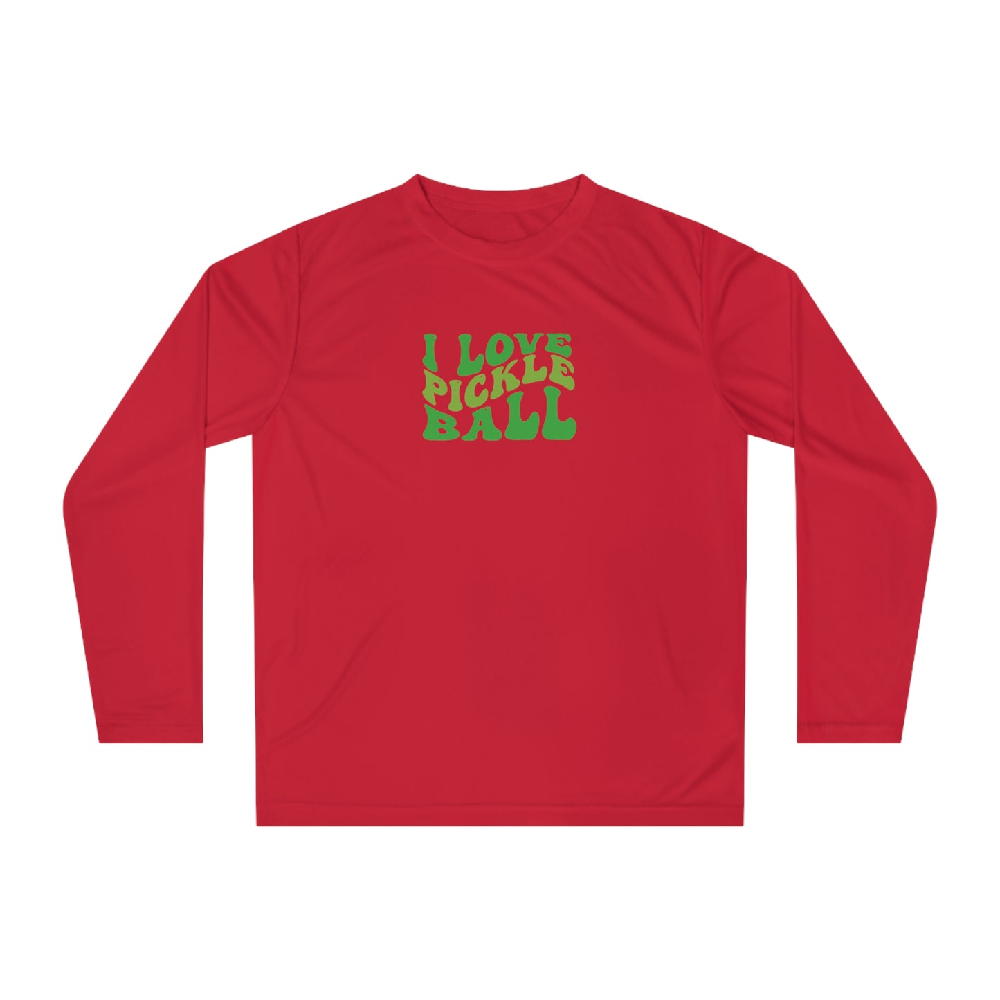 Men's Lightweight Pickleball Long Sleeves top - I Love Pickleball