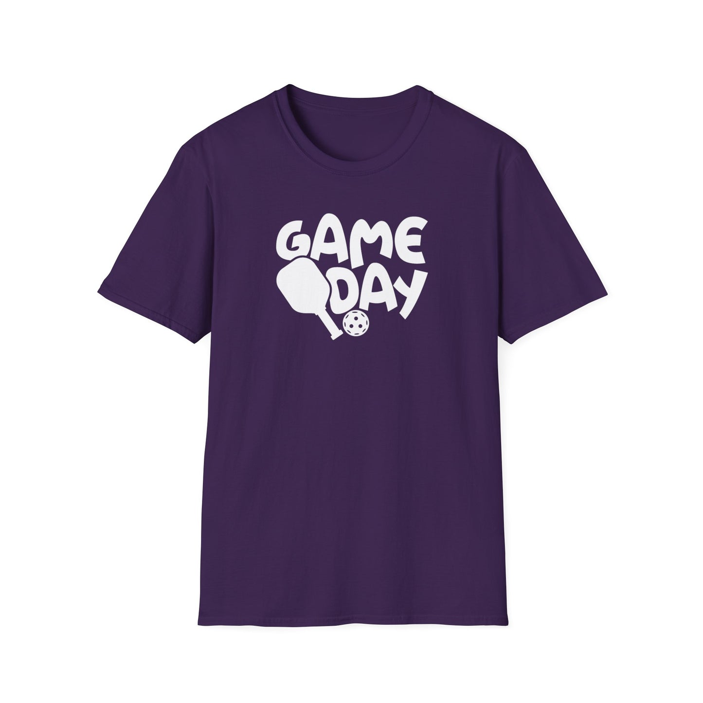Men's Durable Pickleball T-shirt - Game Day Purple