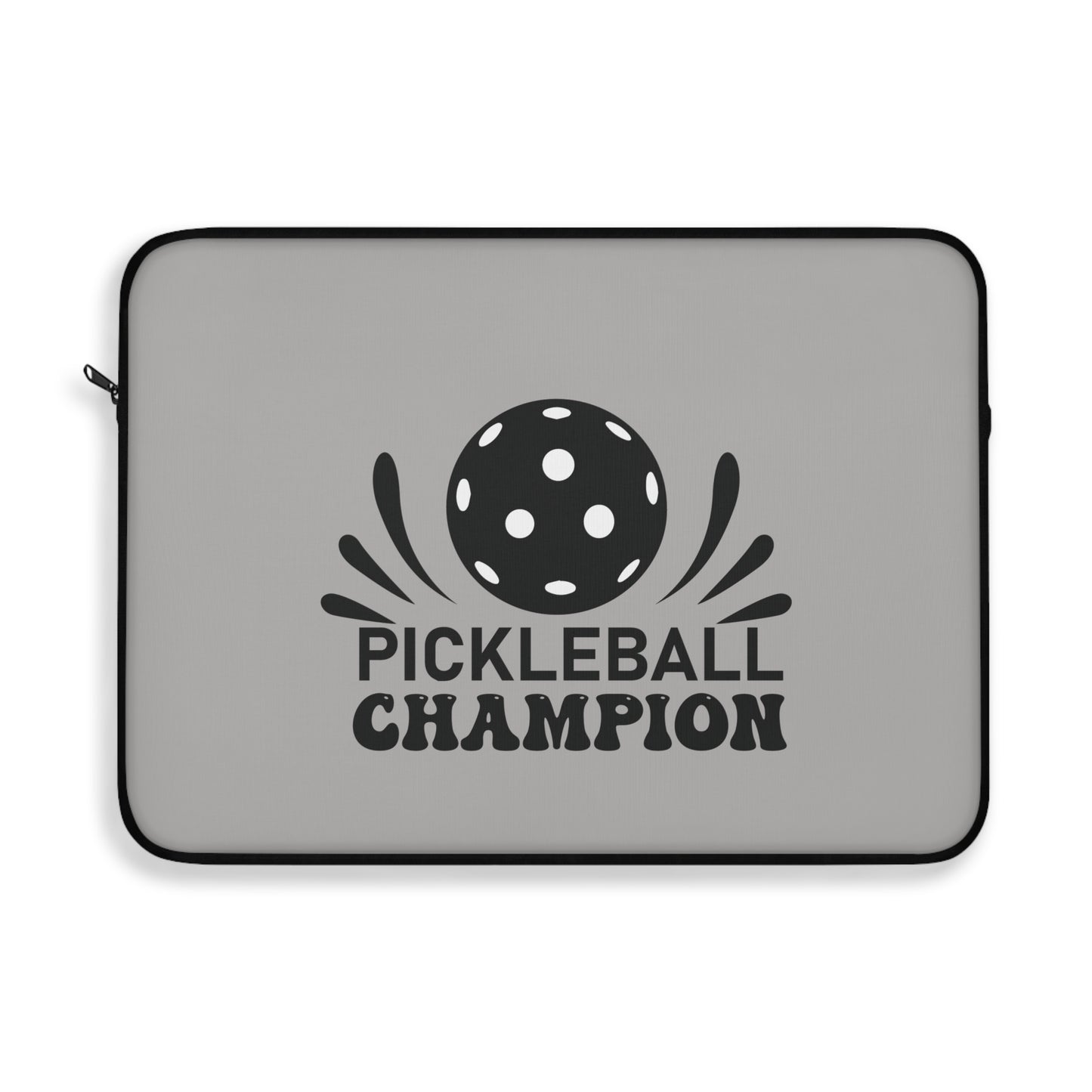 Pickleball Durable Laptop Sleeve - Pickleball Champion Grey