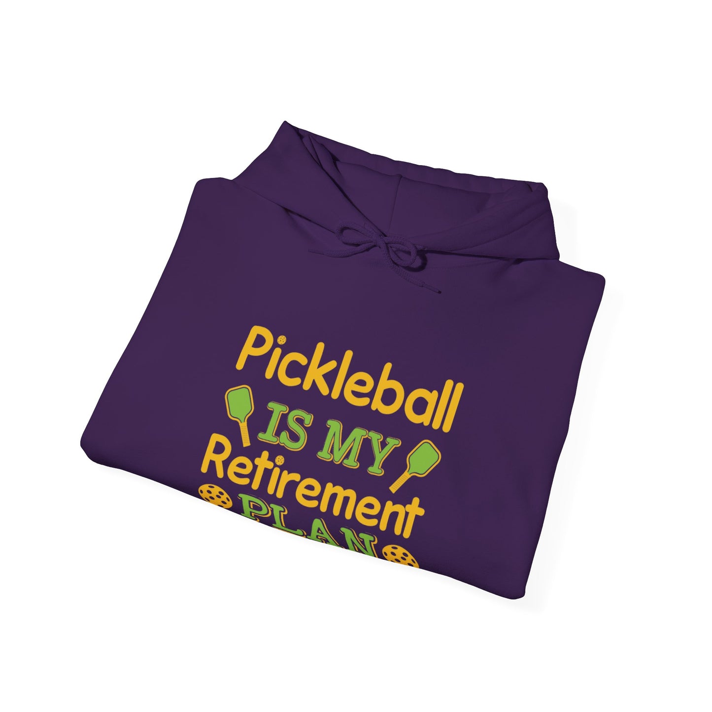 Men's Durable Pickleball Hoodie - Pickleball Is My Retirement Plan