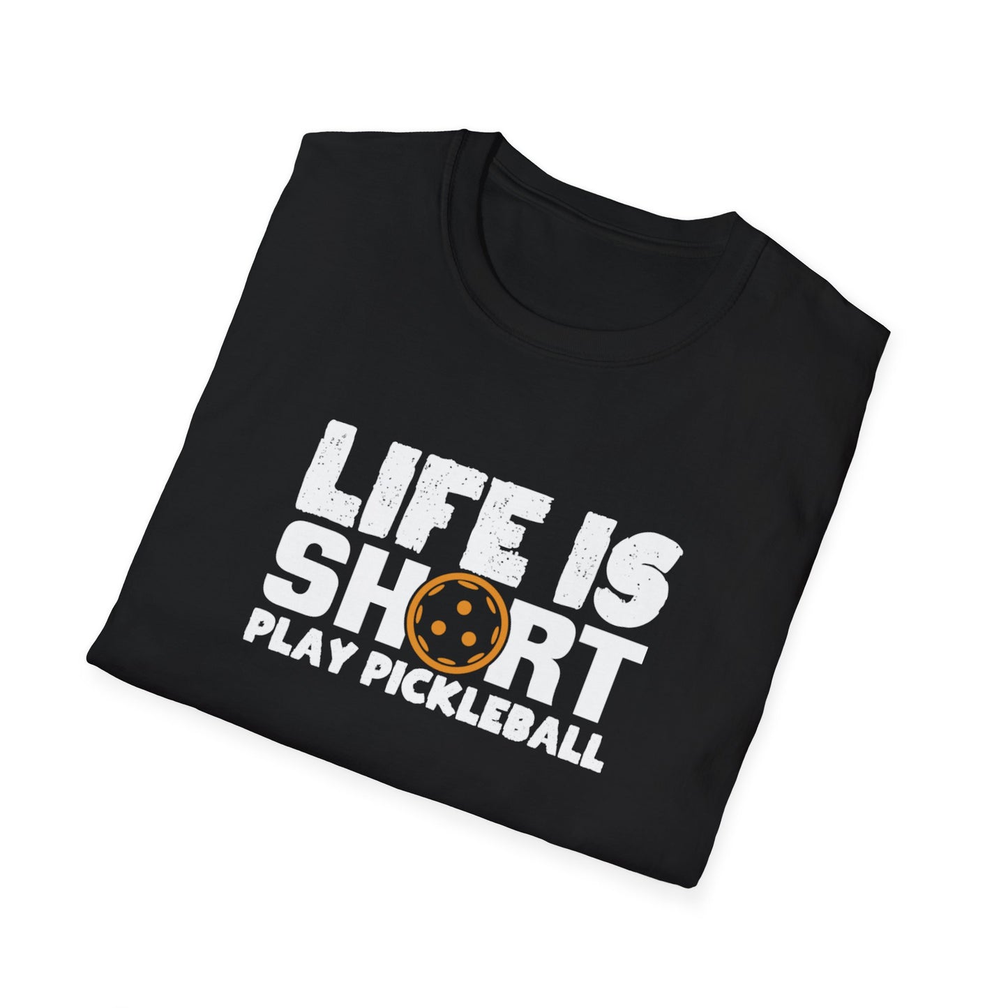 Men's Hilarious Pickleball T-shirt - Life Is Short Play Pickleball