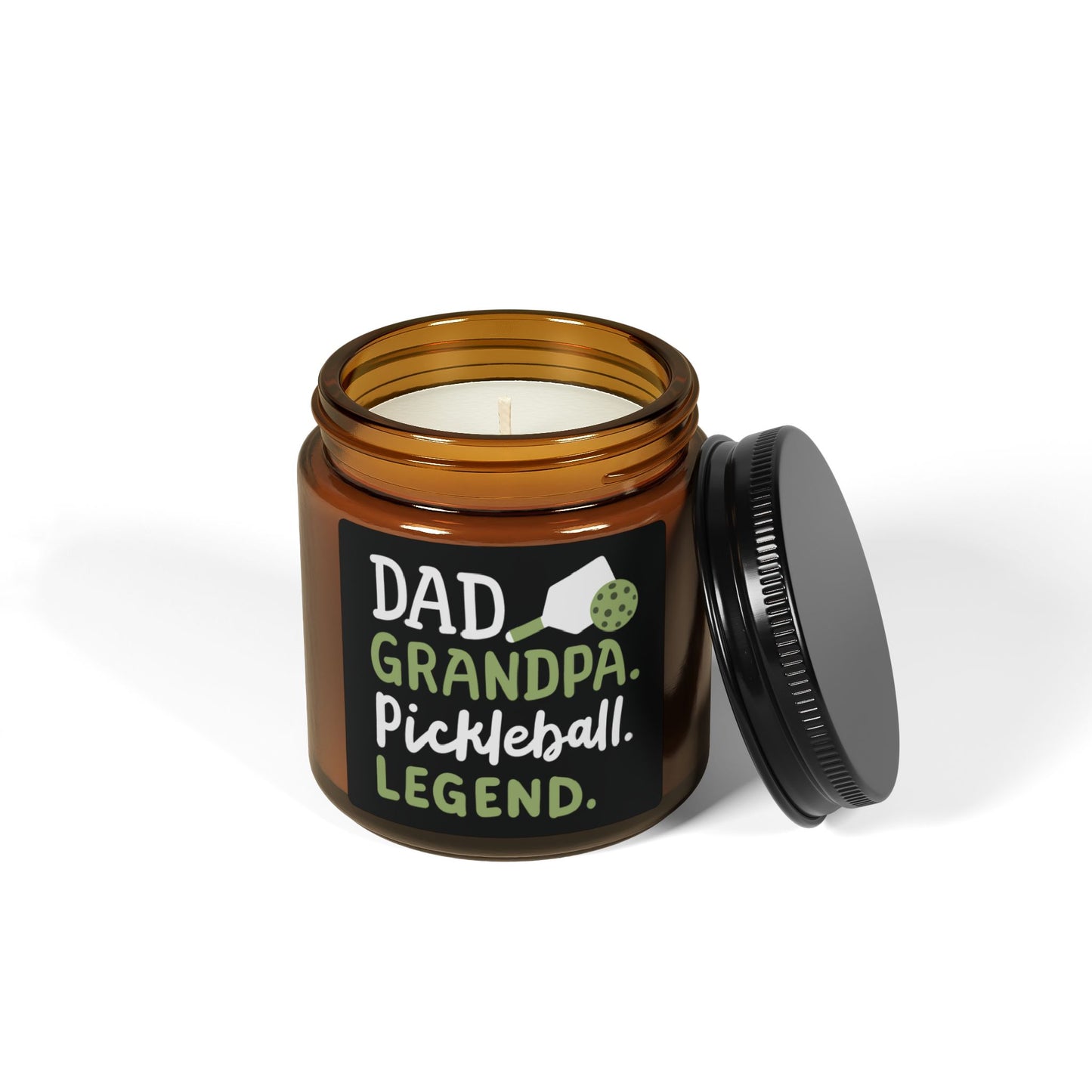 Pickleball Delightful Candle - Dad Grandpa Pickleball Legend