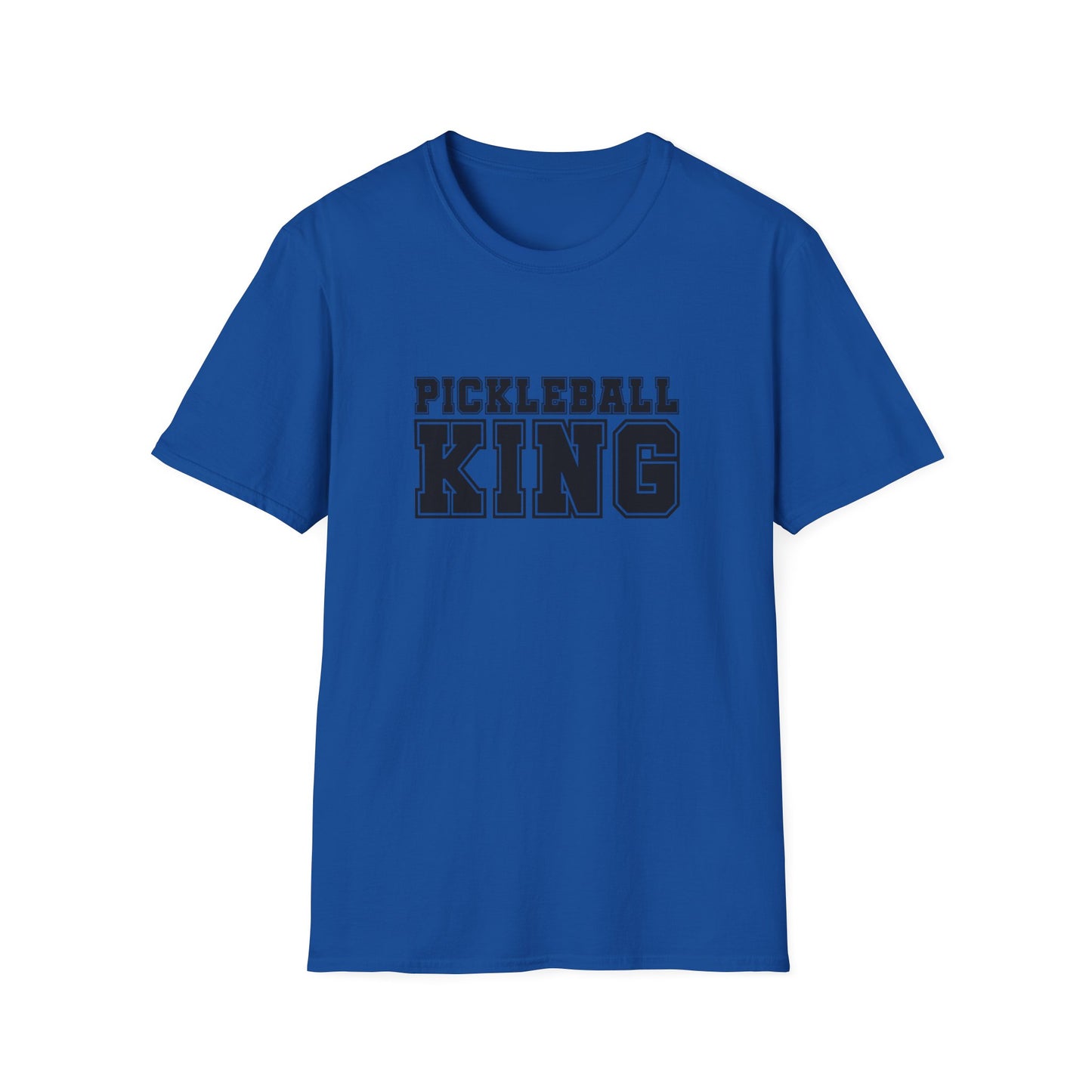 Men's Eye-Catching Pickleball T-shirt - Pickleball King Royal