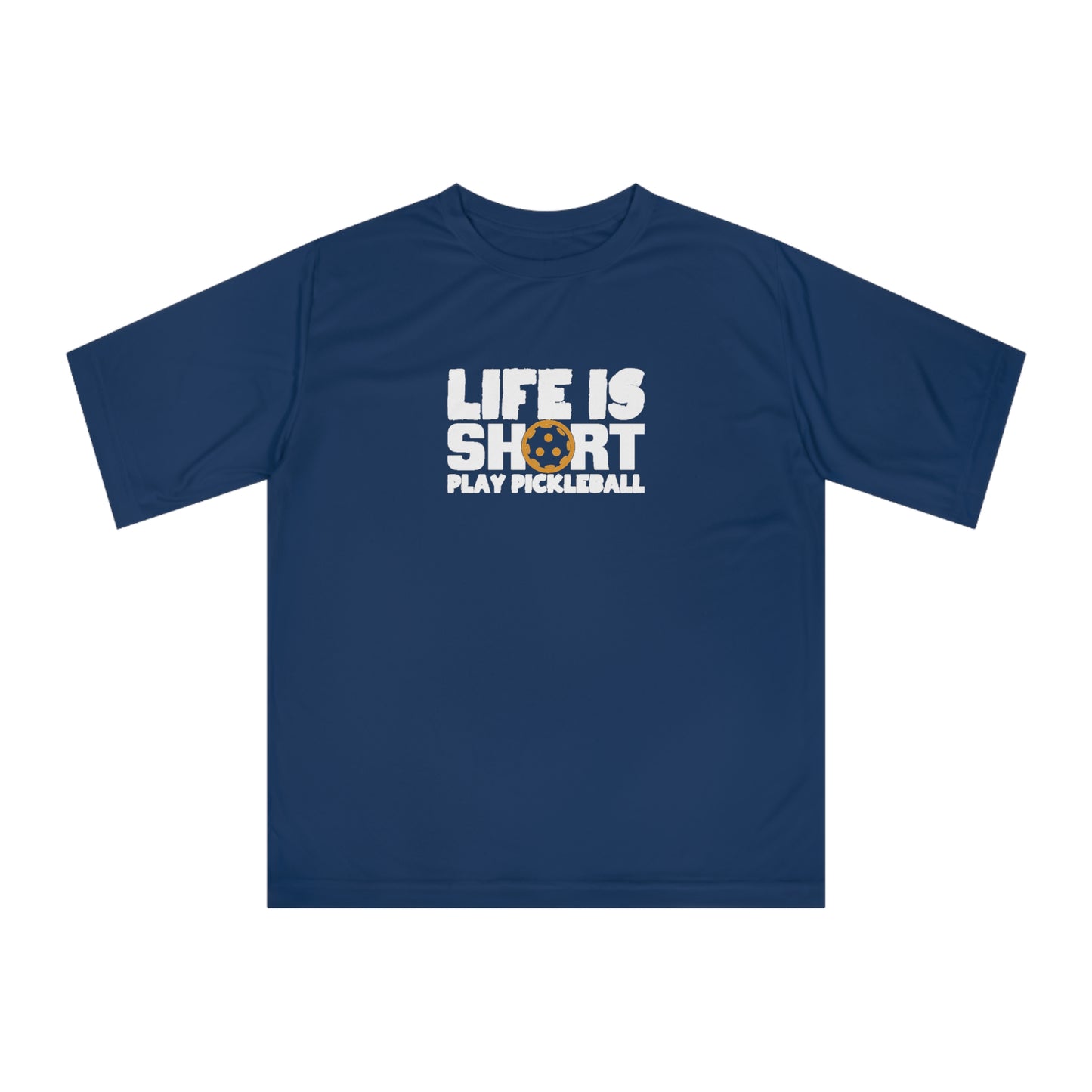 Men's Funny Pickleball T-shirt - Life Is Short Play Pickleball Navy