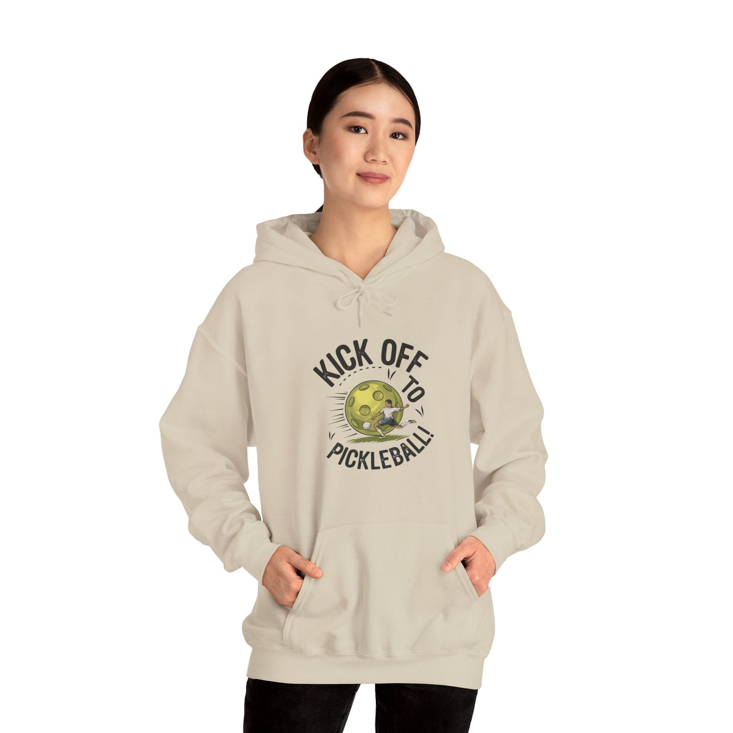 Women's Comfy Pickleball Hoodie - Kick Off to Pickleball