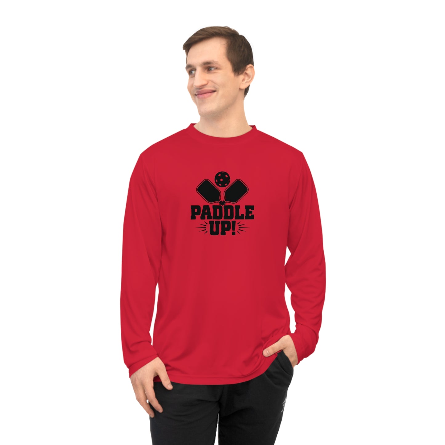 Men's Energetic Pickleball Long Sleeves top - Paddle Up