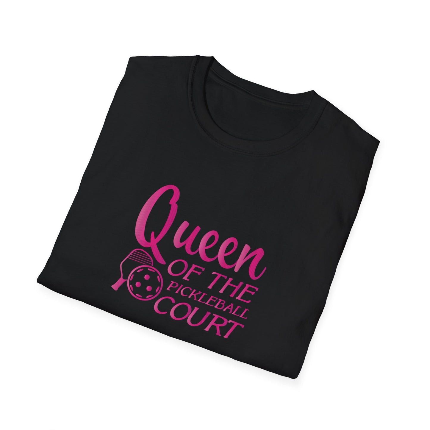 Women's Stylish Pickleball T-shirt - Queen of the Pickleball Court