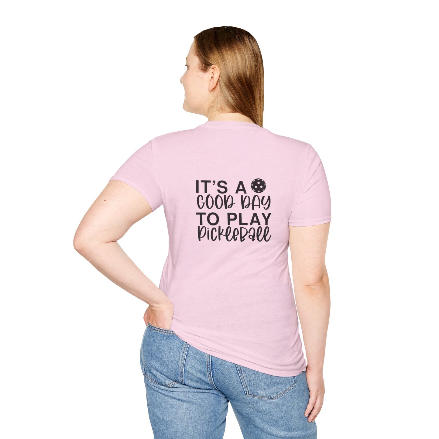 Women's Soft Pickleball T-shirt - It's a Good Day to Play Pickleball