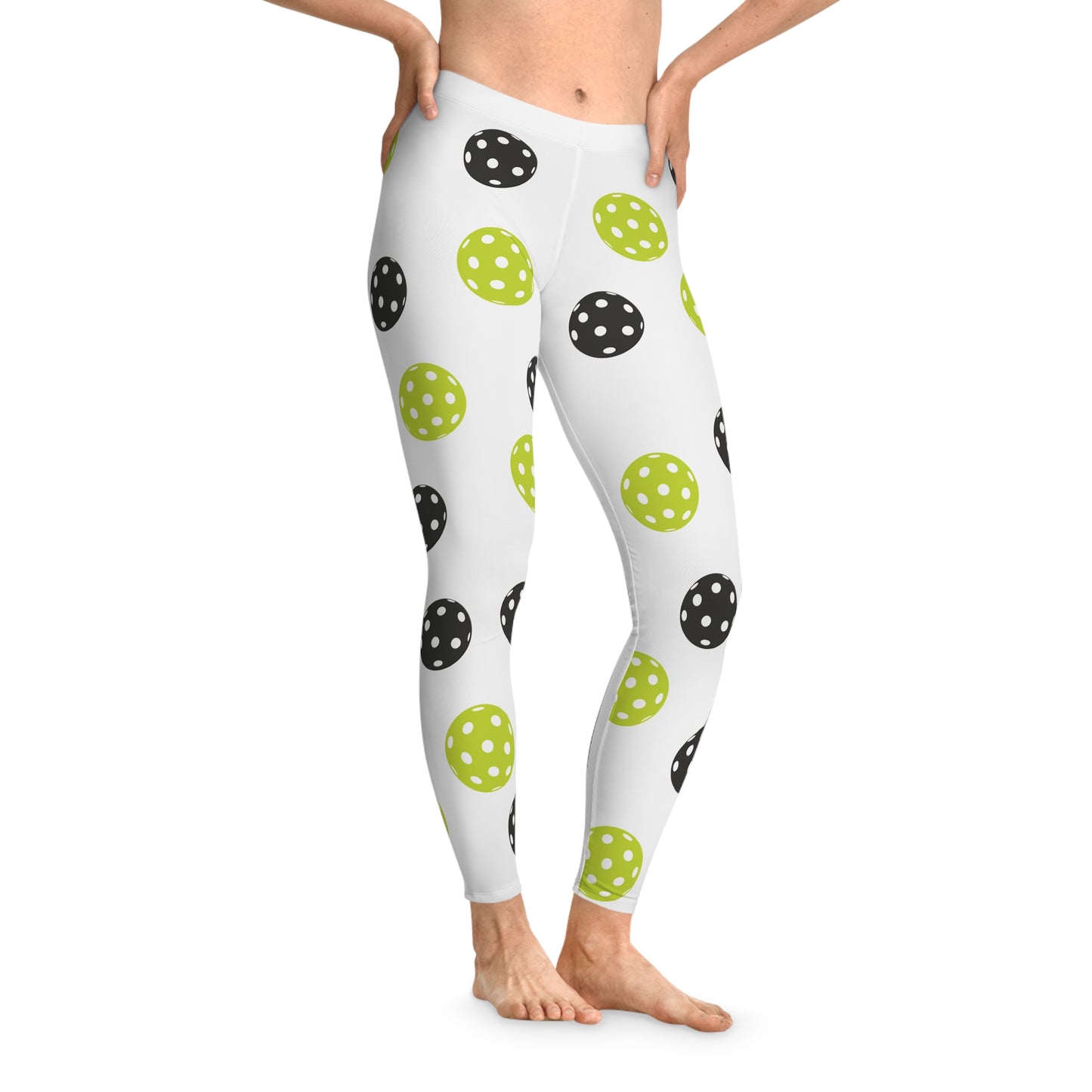 Women's Fun Pickleball Legging - Ball Pattern