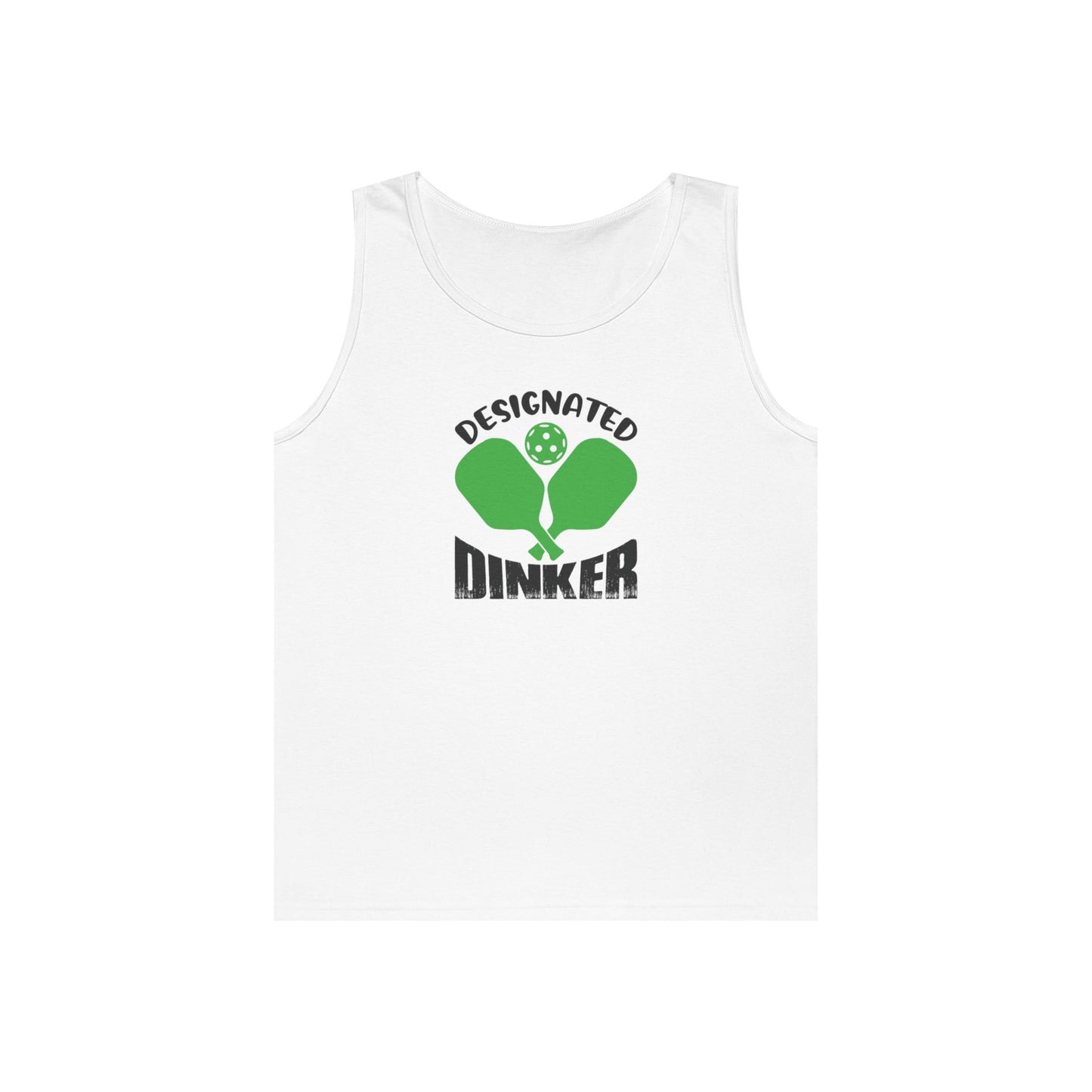 Women's Comfy Pickleball Tank Top - Designated Dinker White