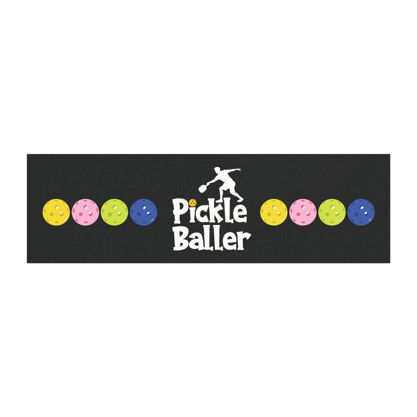 Pickleball Energetic Car Magnet - Pickleballer 10'' × 3''