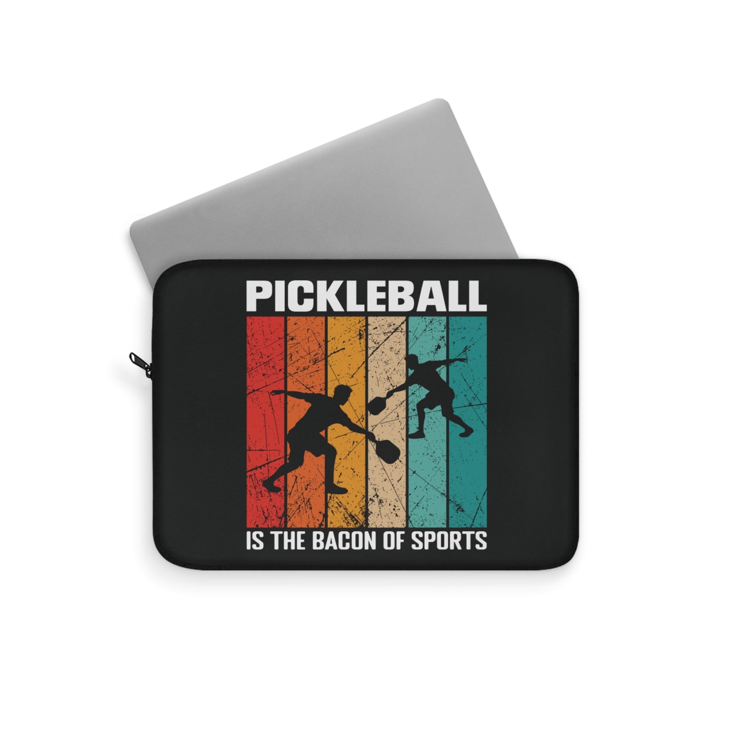Pickleball Laptop Sleeve - Pickleball is the Bacon of Sports Retro