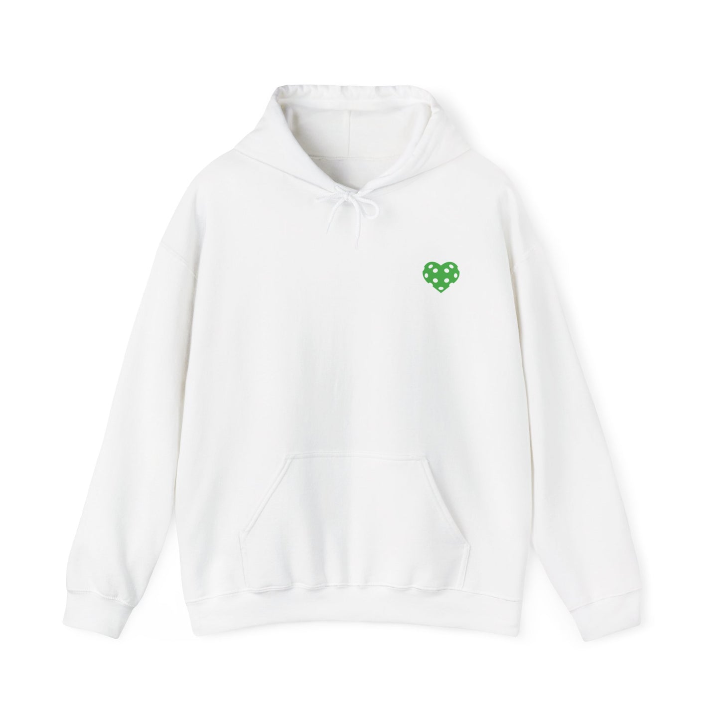 Women's Eye-Catching Pickleball Hoodie - Crazy Pickleball Lady White