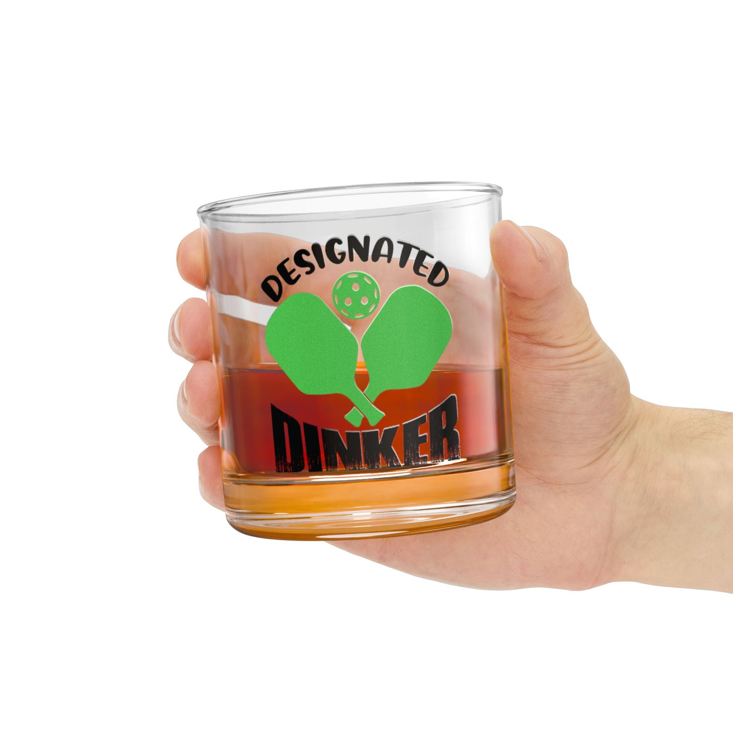 Pickleball Witty Rocks Glass - Designated Dinker