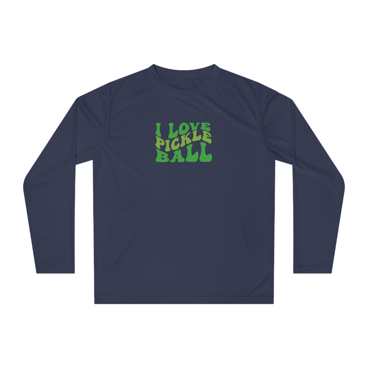 Men's Lightweight Pickleball Long Sleeves top - I Love Pickleball