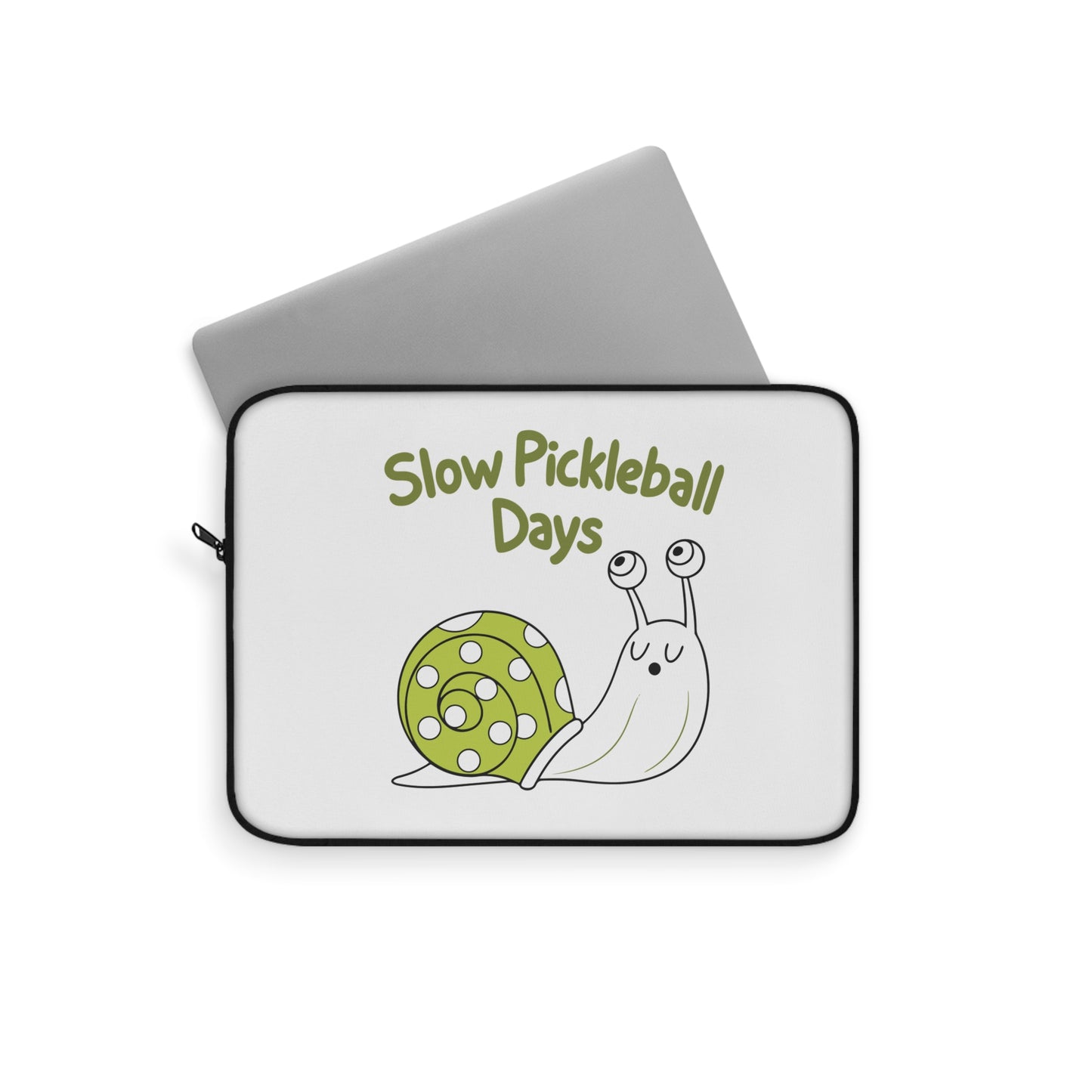 Pickleball Soft Laptop Sleeve - Slow Pickleball Days