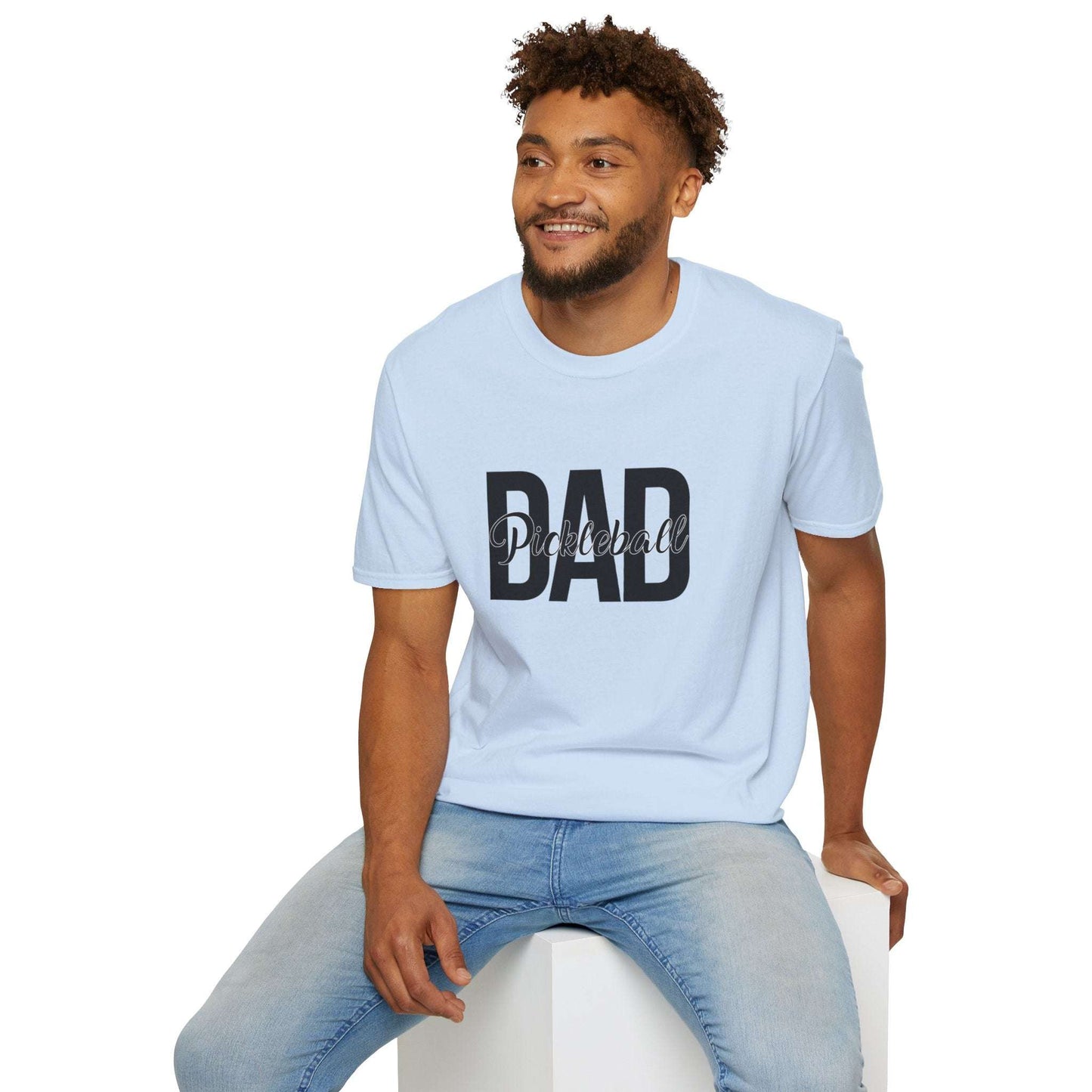Men's Trendy Pickleball T-shirt - Pickleball Dad