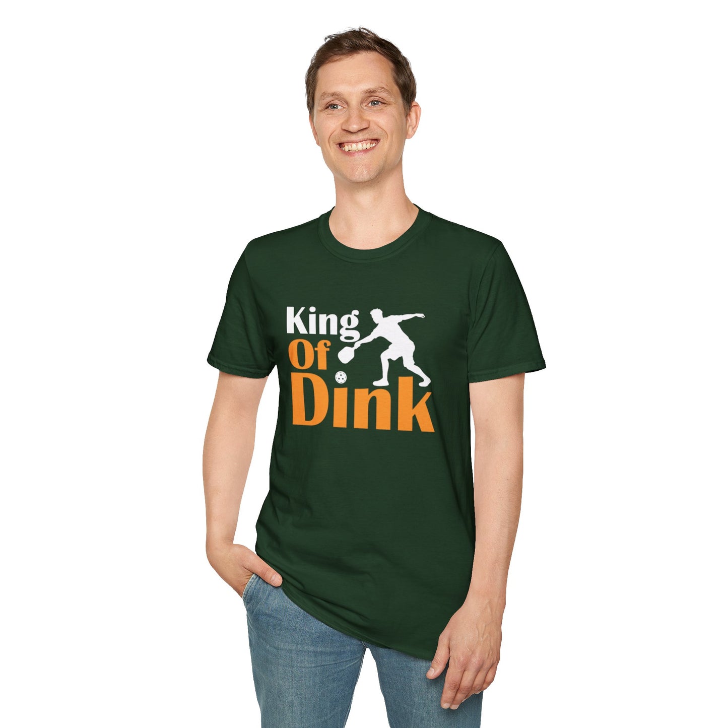 Men's Soft Pickleball T-shirt - King of Dink