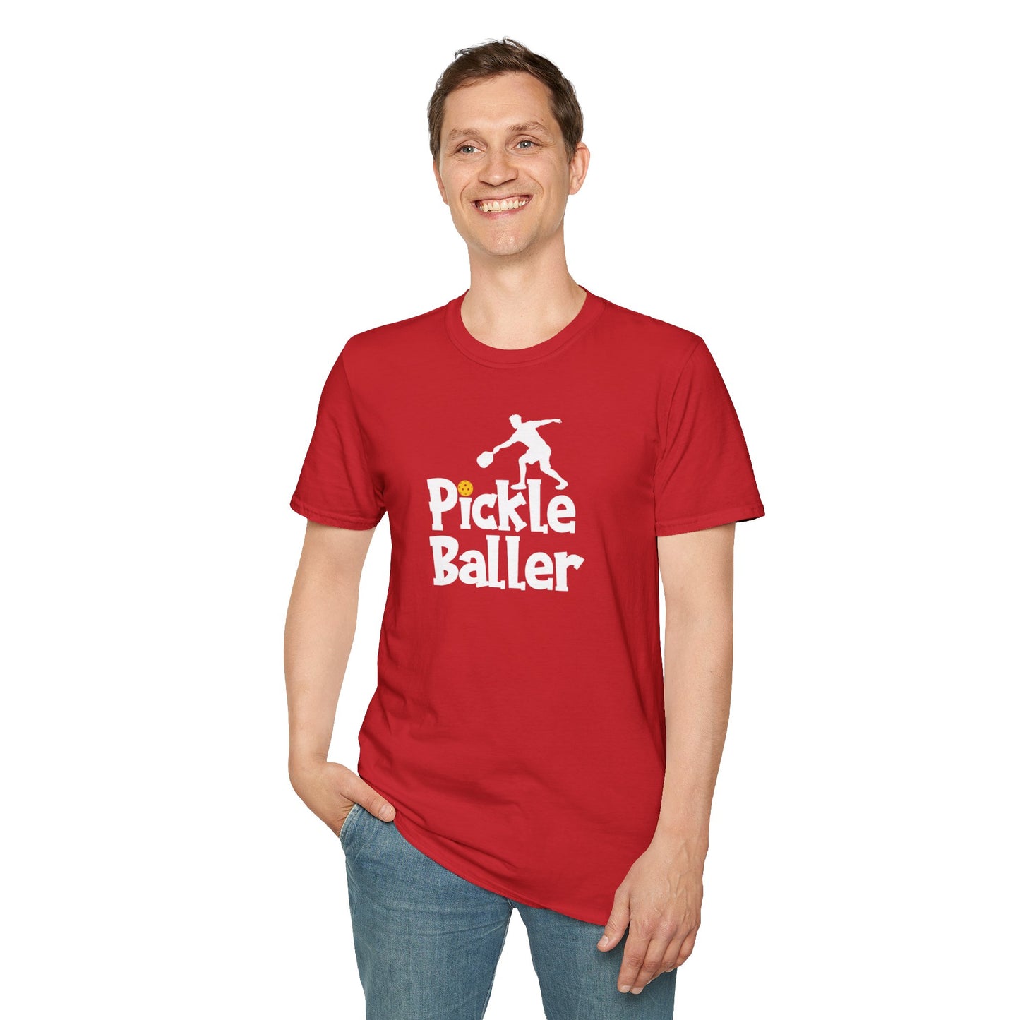 Men's Durable Pickleball T-shirt - Pickle Baller