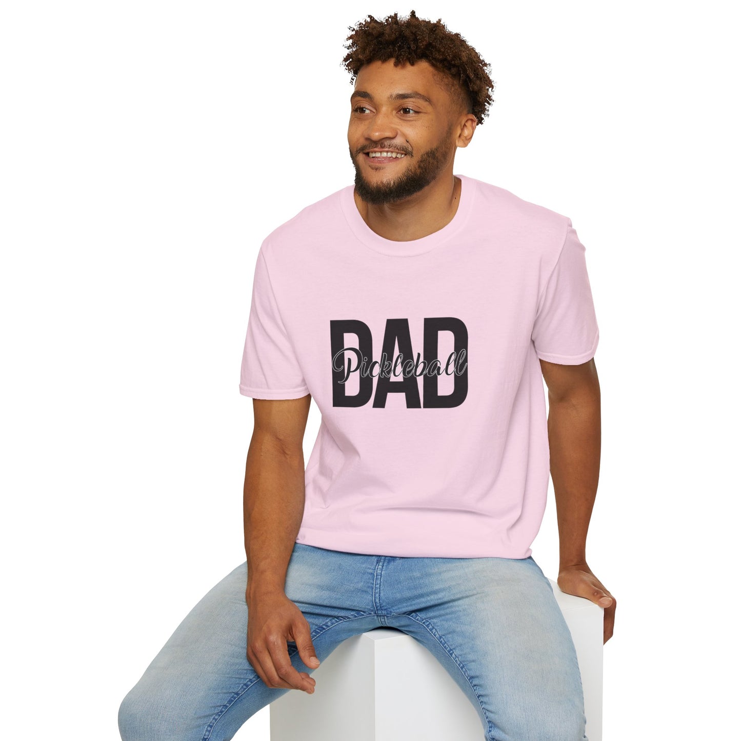 Men's Trendy Pickleball T-shirt - Pickleball Dad