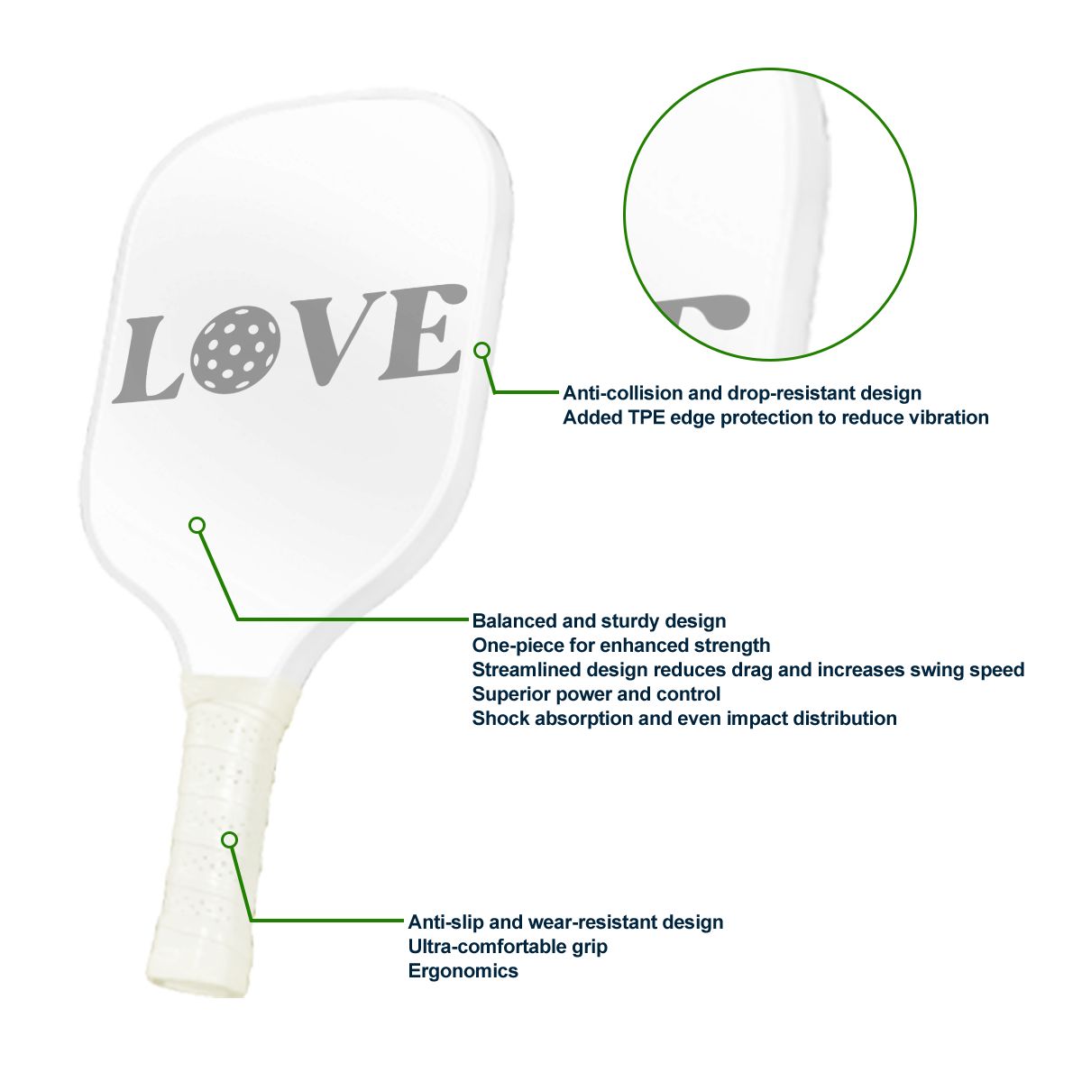 Pickleball Paddle - Love