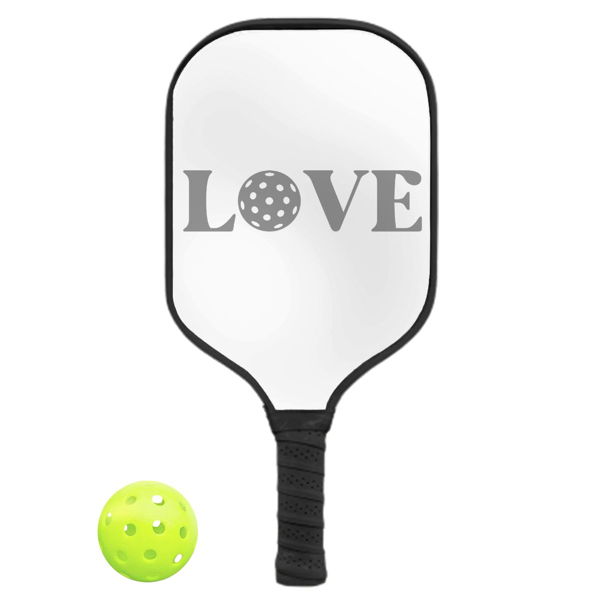 Pickleball Paddle - Love Black