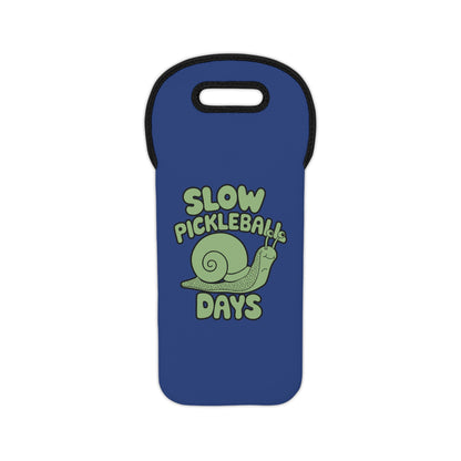 Pickleball Durable Wine Tote Bag - Slow Pickleball Days