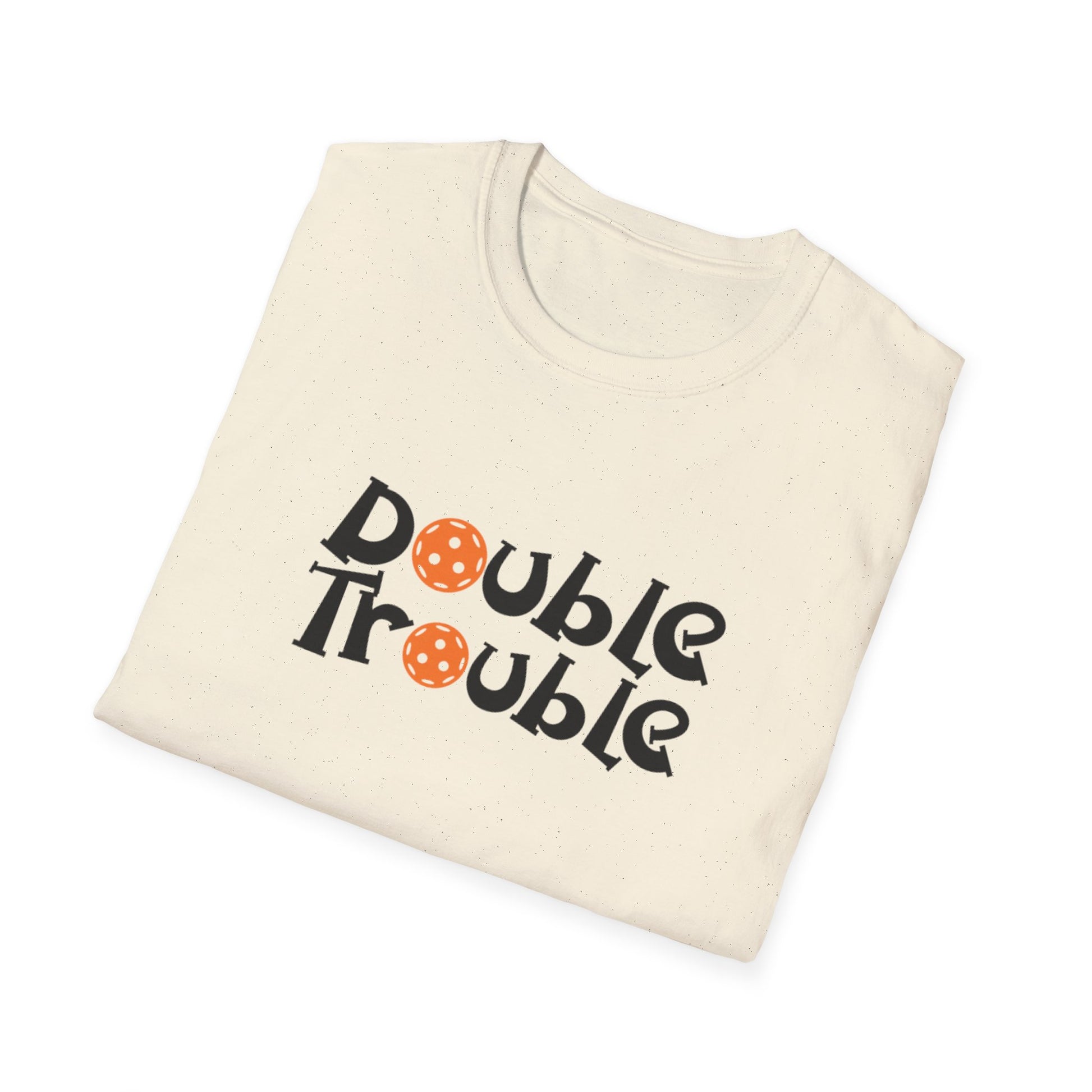 Men's Funny Pickleball T-shirt - Double Trouble