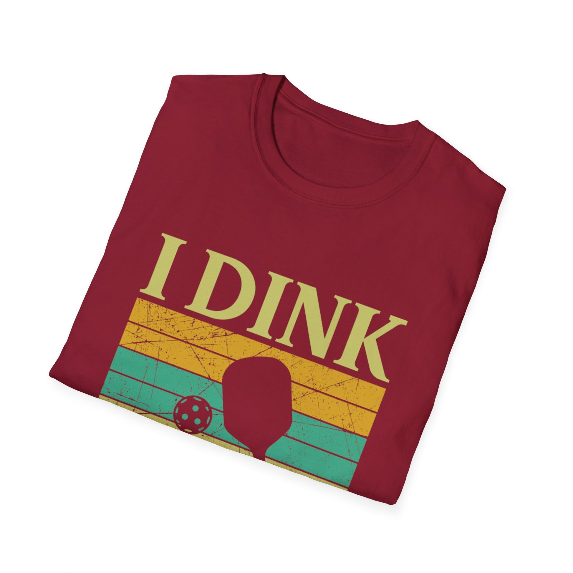 Men's Pickleball T-shirt - I Dink It's Going To Be a Good Day Retro