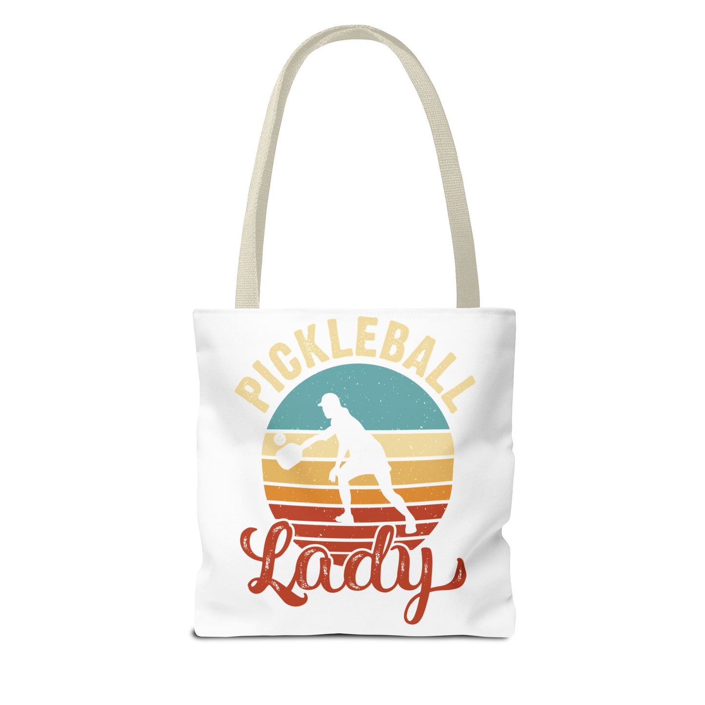 Funny Pickleball Tote Bag - Pickleball Lady Beige