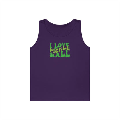 Men's Funny Pickleball Tank Top - I Love Pickleball