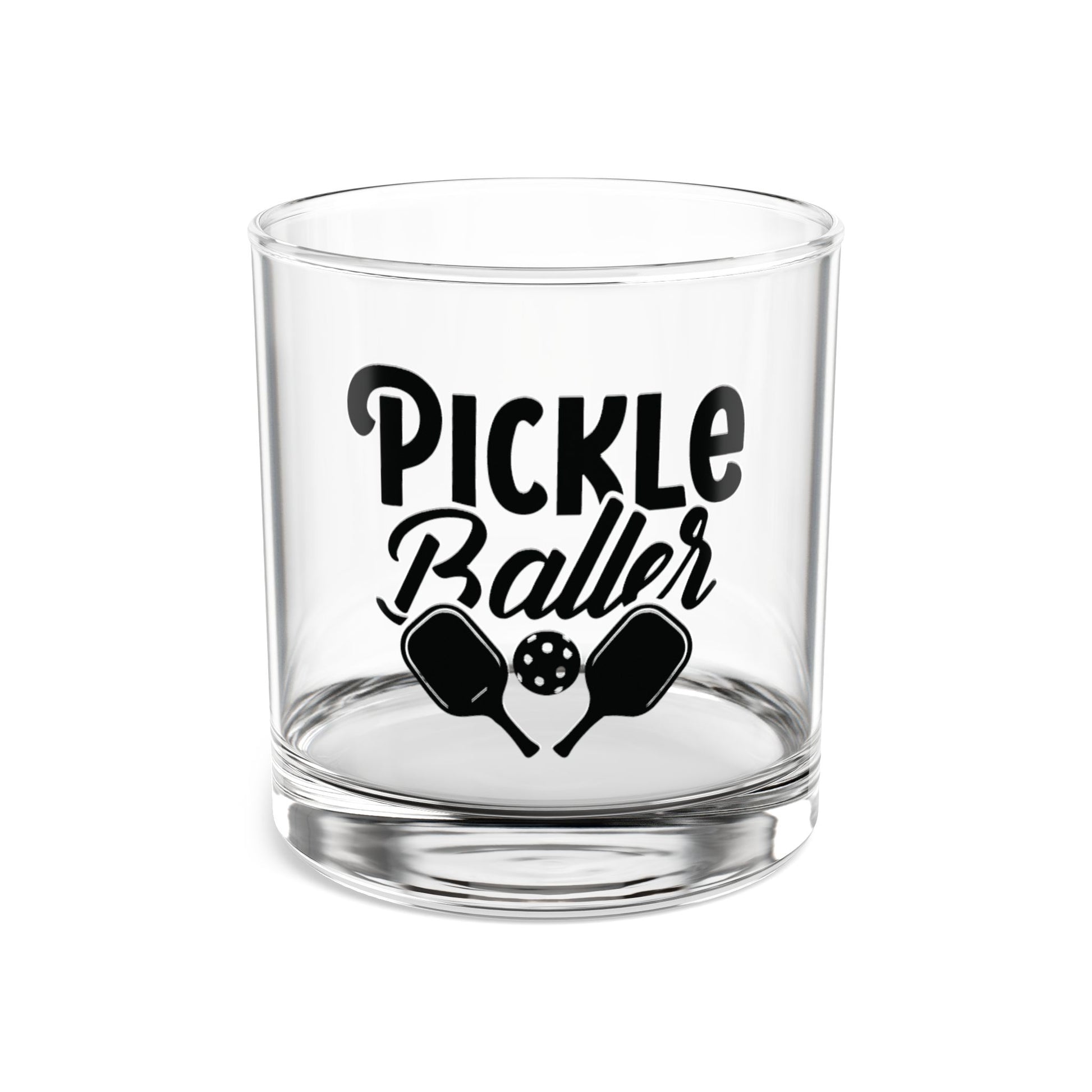 Pickleball Stylish Rocks Glass - Pickleballer 10oz