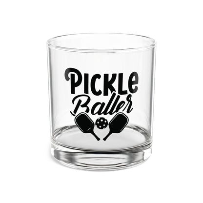 Pickleball Stylish Rocks Glass - Pickleballer 10oz