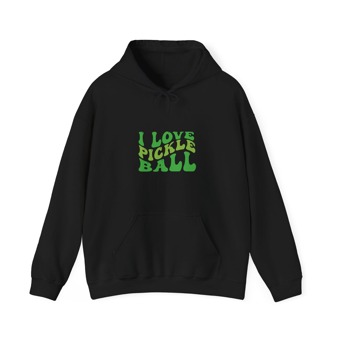 Men's Stylish Pickleball Hoodie - I Love Pickleball