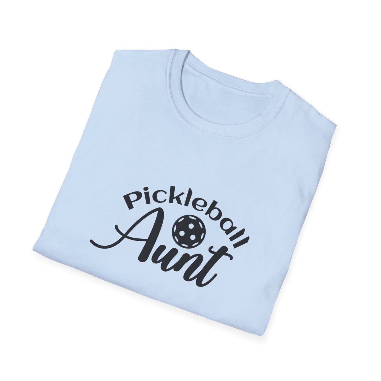 Women's Comfy Pickleball T-shirt - Pickleball Aunt