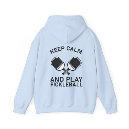 Women's Funny Pickleball Hoodie - Keep Calm And Play Pickleball