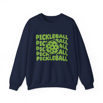 Men's Fun Pickleball Sweatshirt - Pickleball Pop Navy