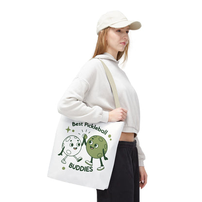 Pickleball Cute Tote Bag - Best Pickleball Buddies