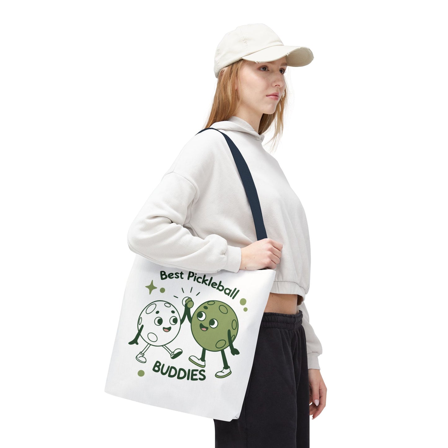 Pickleball Cute Tote Bag - Best Pickleball Buddies