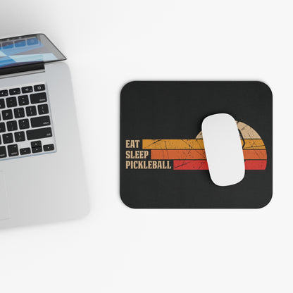 Pickleball Cool Mouse pad - Eat Sleep Pickleball Retro