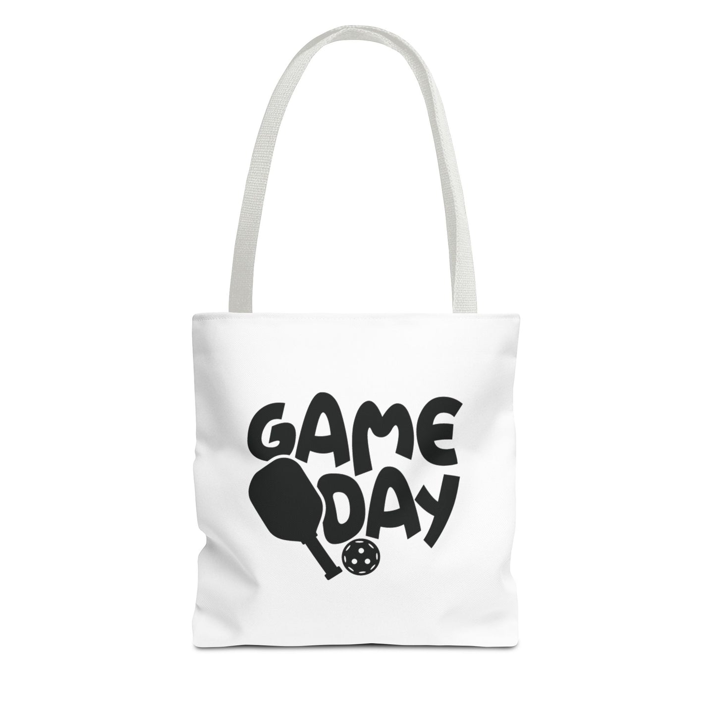 Pickleball Cute Tote Bag - Game Day White